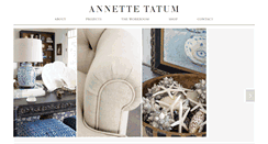 Desktop Screenshot of annettetatum.com