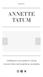 Mobile Screenshot of annettetatum.com